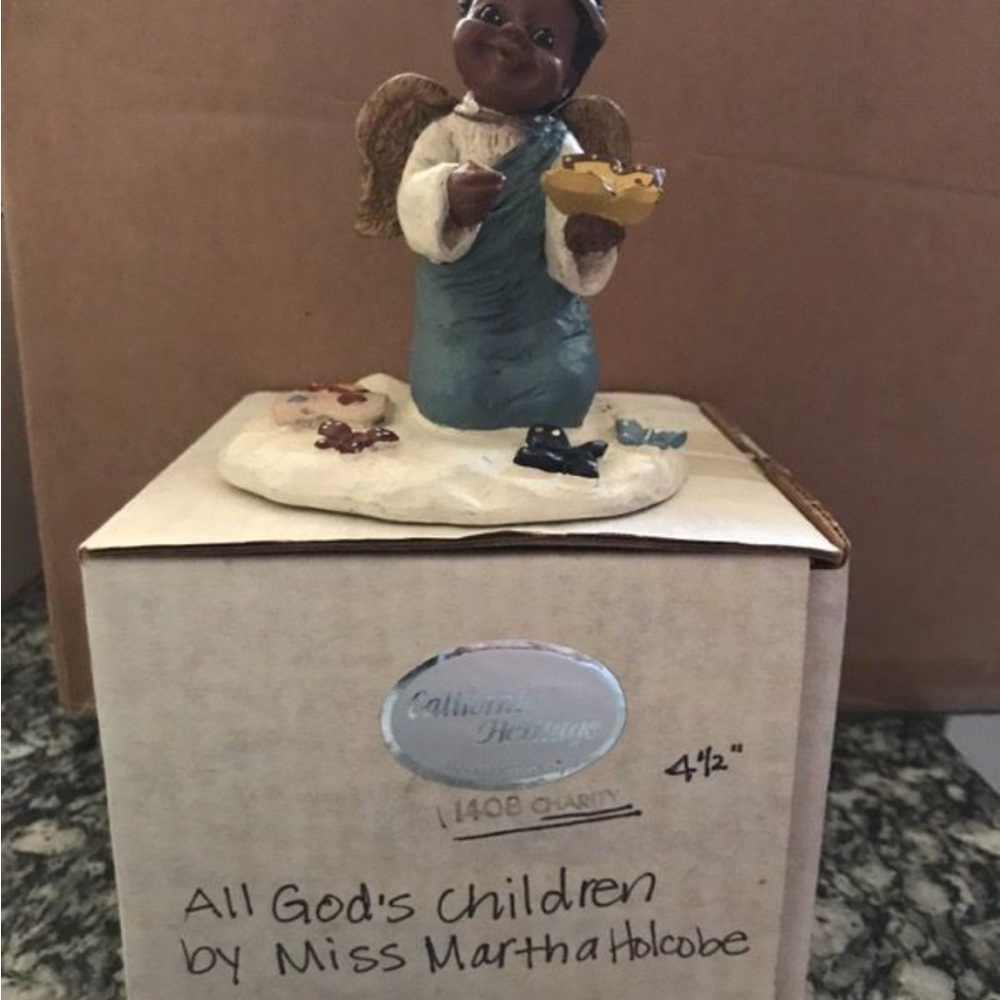 Vintage Martha Holcombe All God's Children “Charity” Angel Figurine